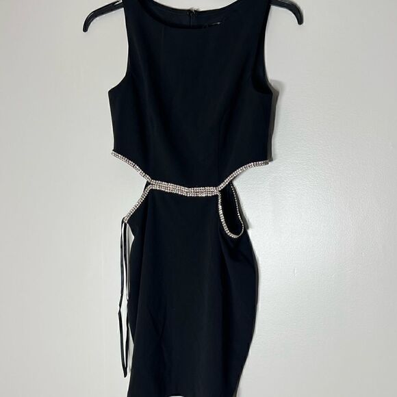 AQUA One Shoulder Cutout Waist Gown - 100% Exclusive - Picture 10 of 14